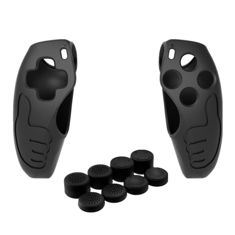 SS17833 - HAND GRIP SILICONE WITH ANALOG CAP CASE CONTROLLER PS5 BLACK