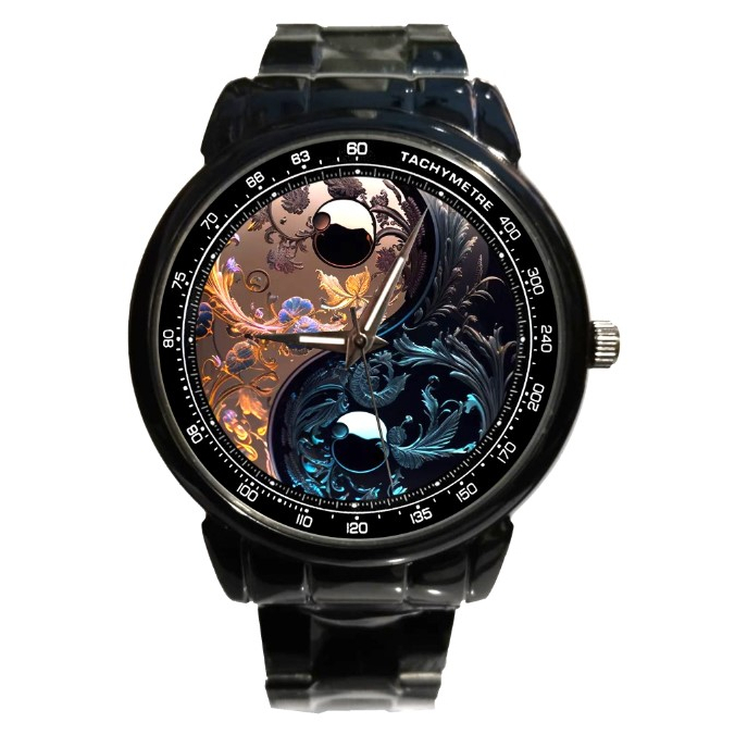 Jam Tangan YinYang / Yin dan Yang / Yin and Yang / Yinyang Art 1