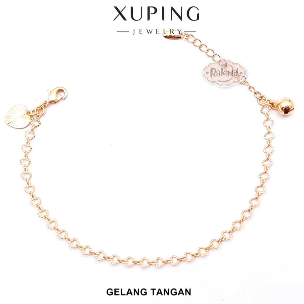 Gelang Tangan Wanita Dewasa Gelang Tangan Rantai Anti Karat Motif Love 1287