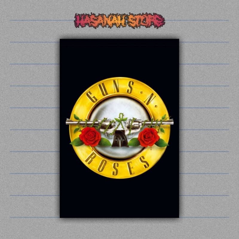 Poster Dinding Band Guns N Roses Poster Rock Metal Termurah