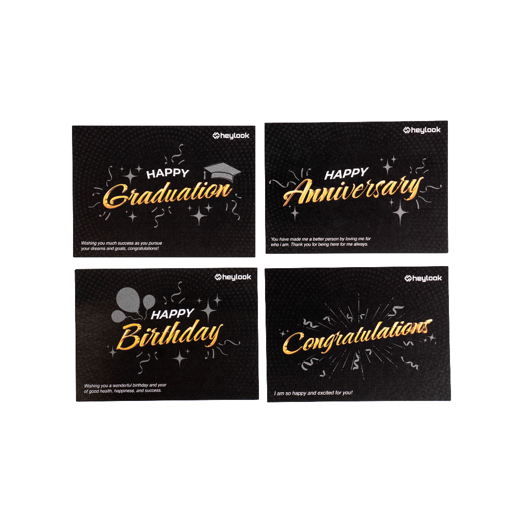 HEYLOOK Official - Kartu Ucapan Wisuda Graduation Ulang Tahun Thanks Card Gift Card