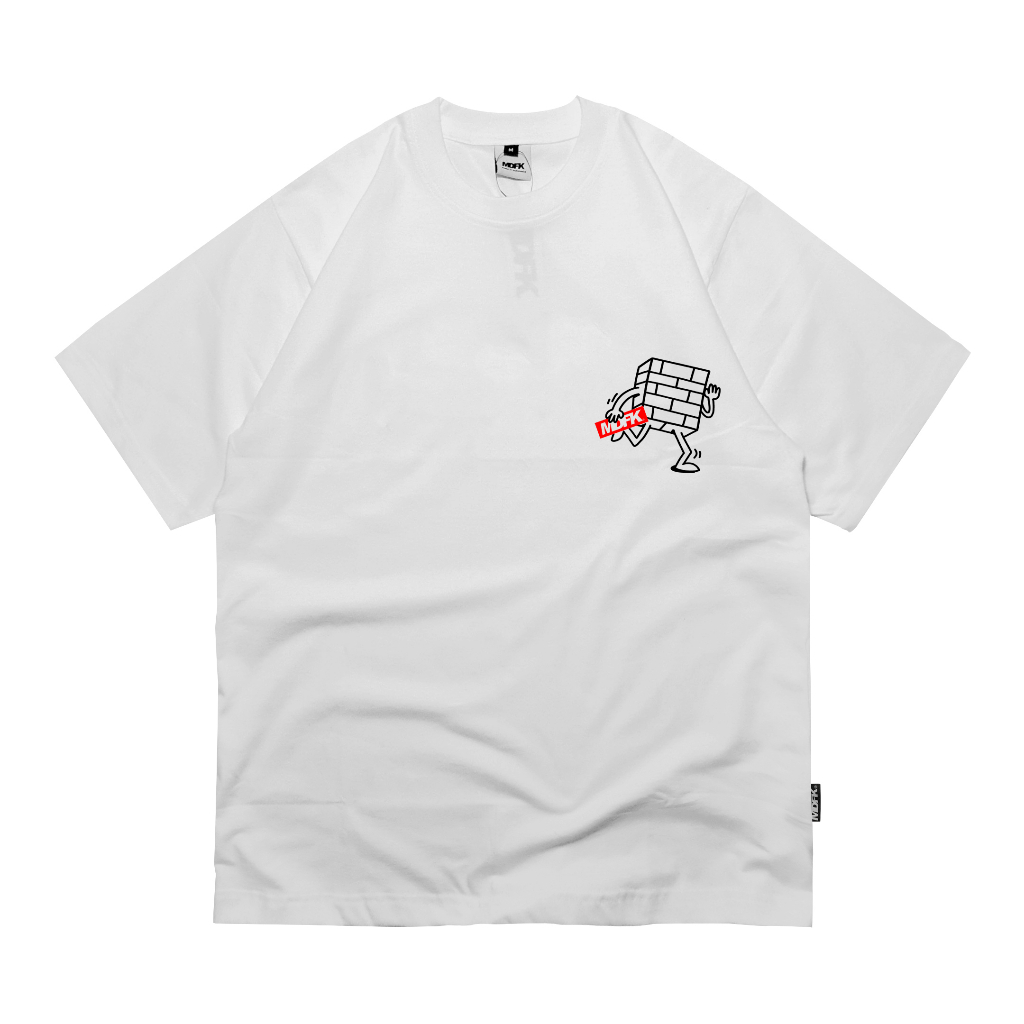 MDFK Bomb walls White tshirt 24S (new arrival)