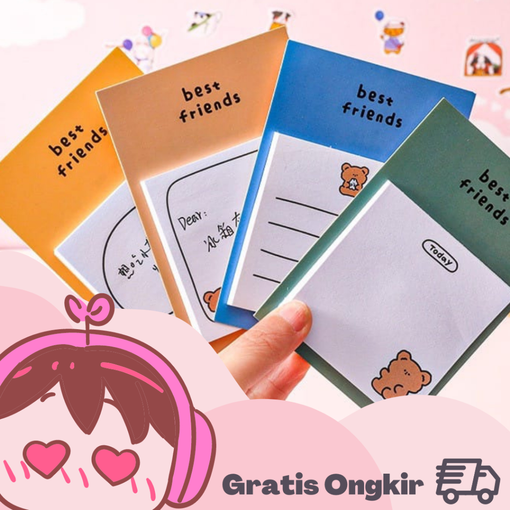 

Sticky note/ memopad/ notepad/ sticky note bermotif hewan