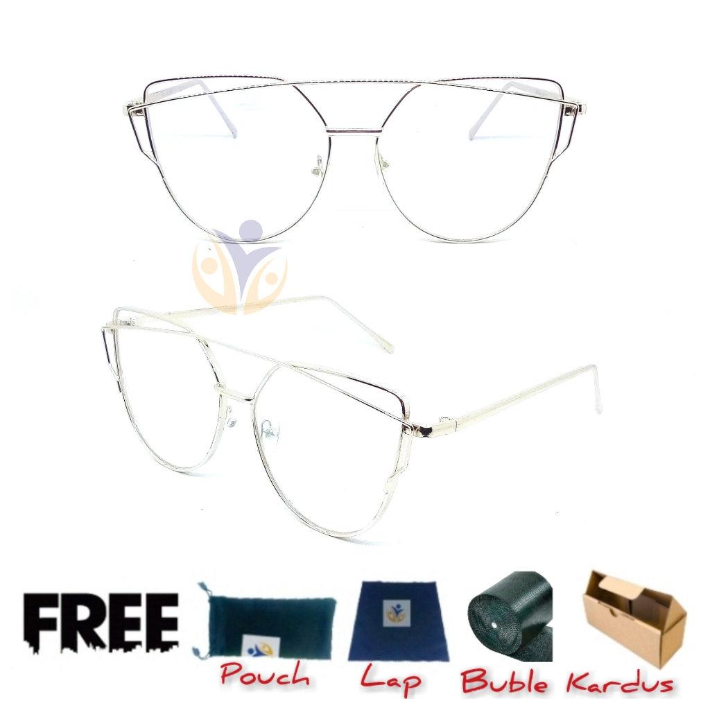 Korean women sunglasses metal UV protection