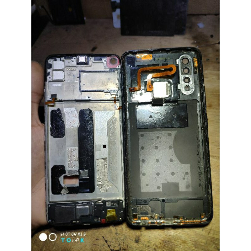 frame ,tulang tengah,bacdorr original vivo z1 pro