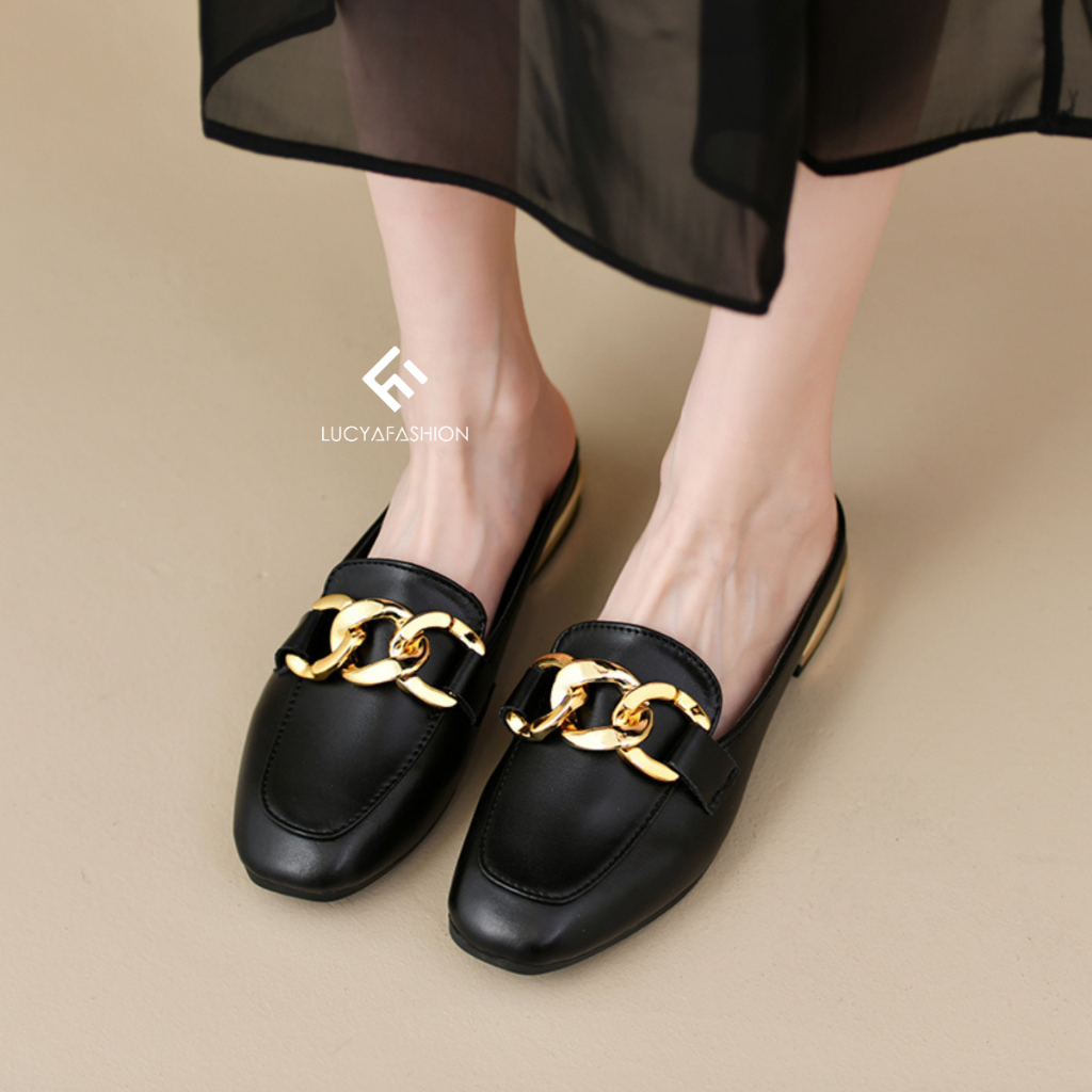 AGI0679 Mules Sepatu Flatshoes Wanita Import Murah