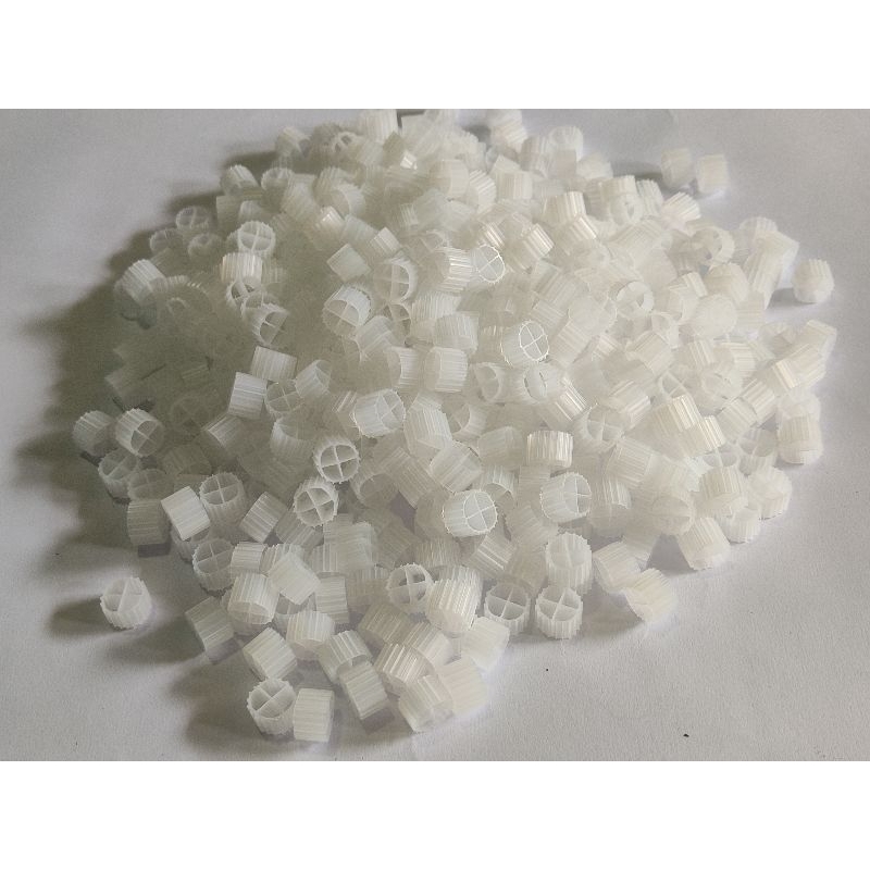 kaldnes / kaldness super micro moving bed HDPE k1 isi banyak bgt 100 gram 1 media filter aquarium