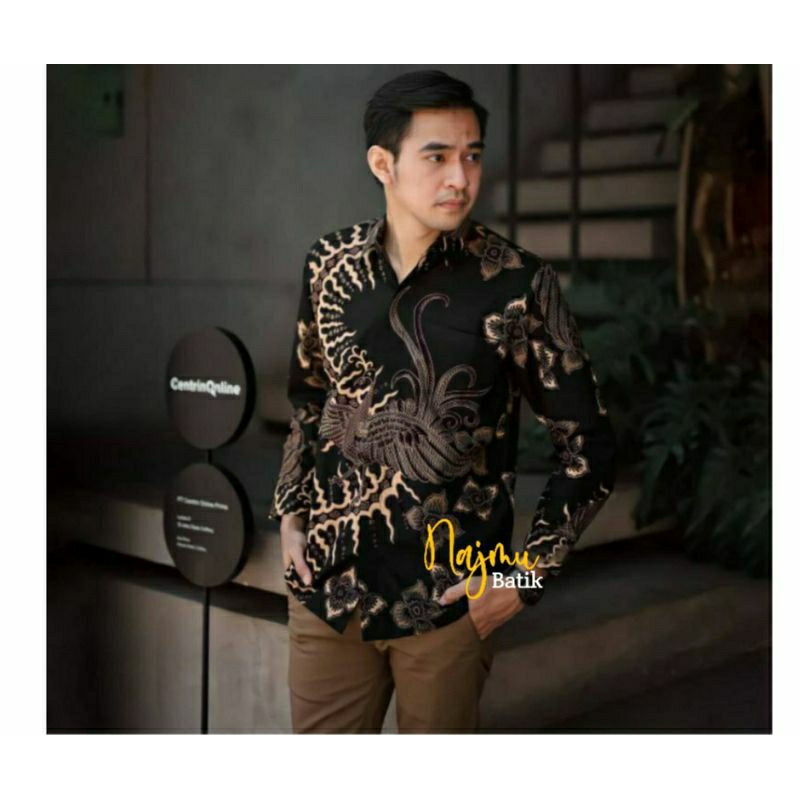 kemeja Batik Pria lengan panjang baju batik pria Terbaru modern 2023