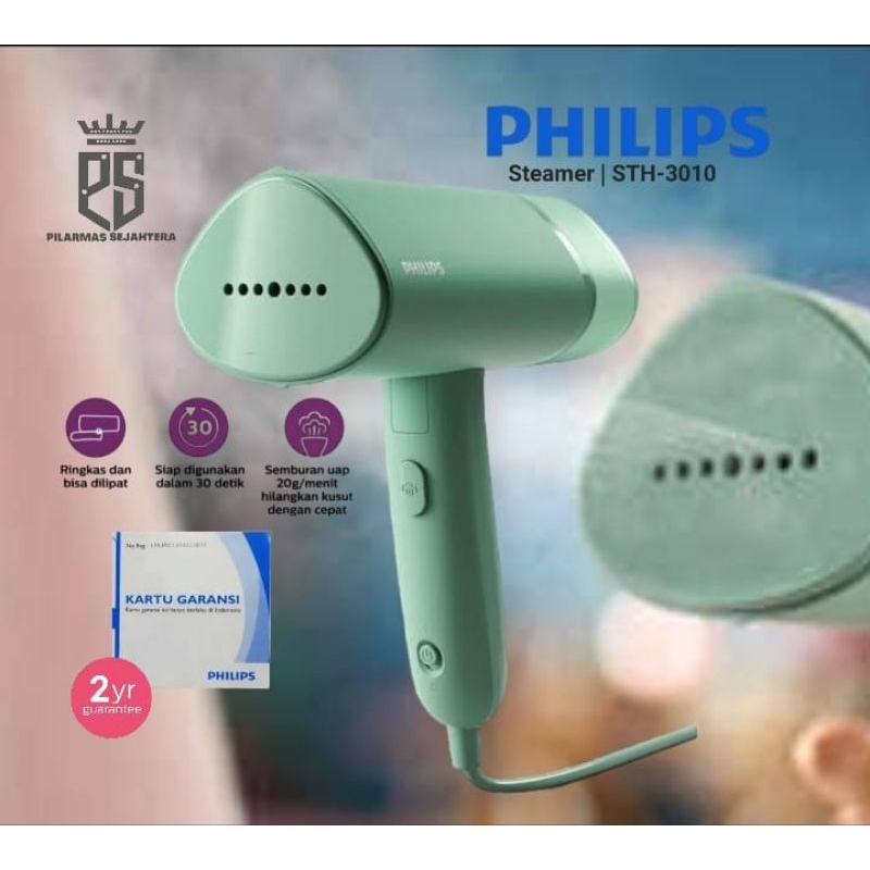 Setrika uap PHILIPS Handheld Steamer STH3010 Setrika uap Portable PHILIPS STH 3010