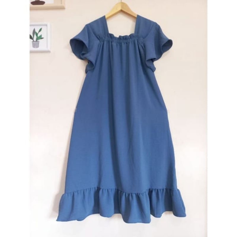 Dres Cringkel Laura/Daster Fuji Korean Style/Dress Air flow