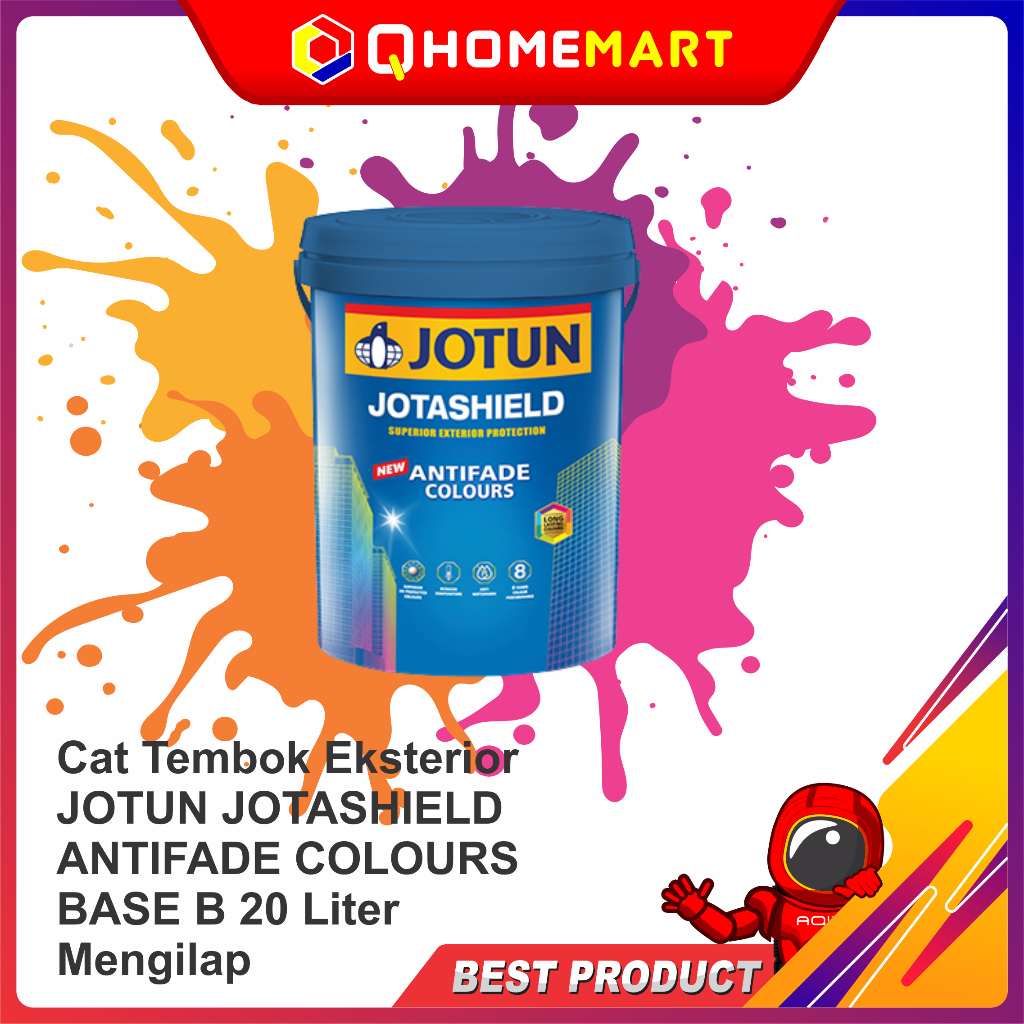 Cat Tembok Eksterior JOTUN JOTASHIELD ANTIFADE COLOURS BASE B 20 Liter Mengilap