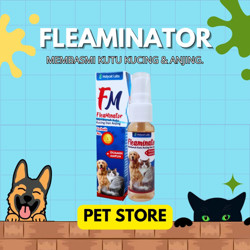 Obat Kutu Kucing dan Anjing FLEAMINATOR