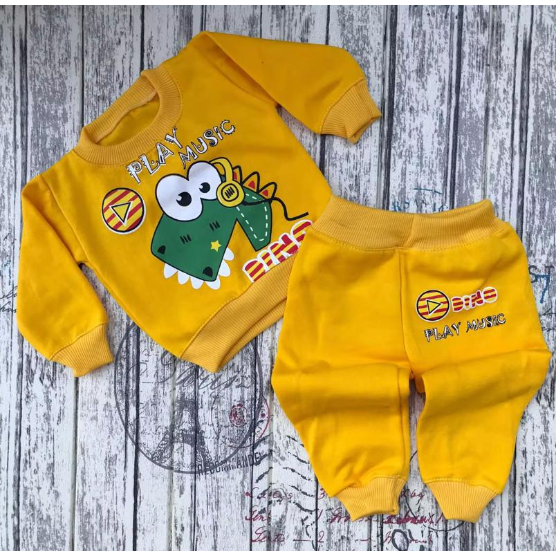 Setelan Joger Bayi Baju Bayi Celana Bayi Setelan Baju Bayi Outer Bayi Piyama Bayi