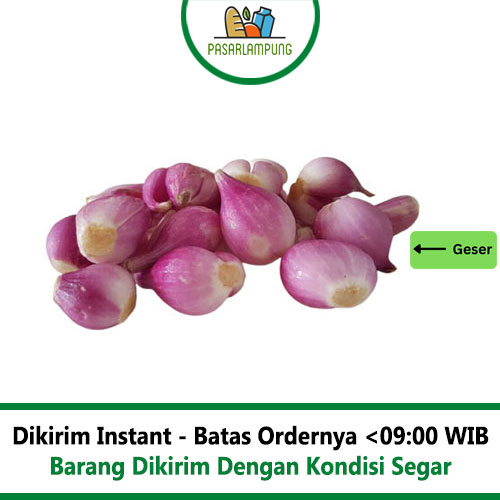 Bawang Merah Kupas 250 Gram Pasar Lampung