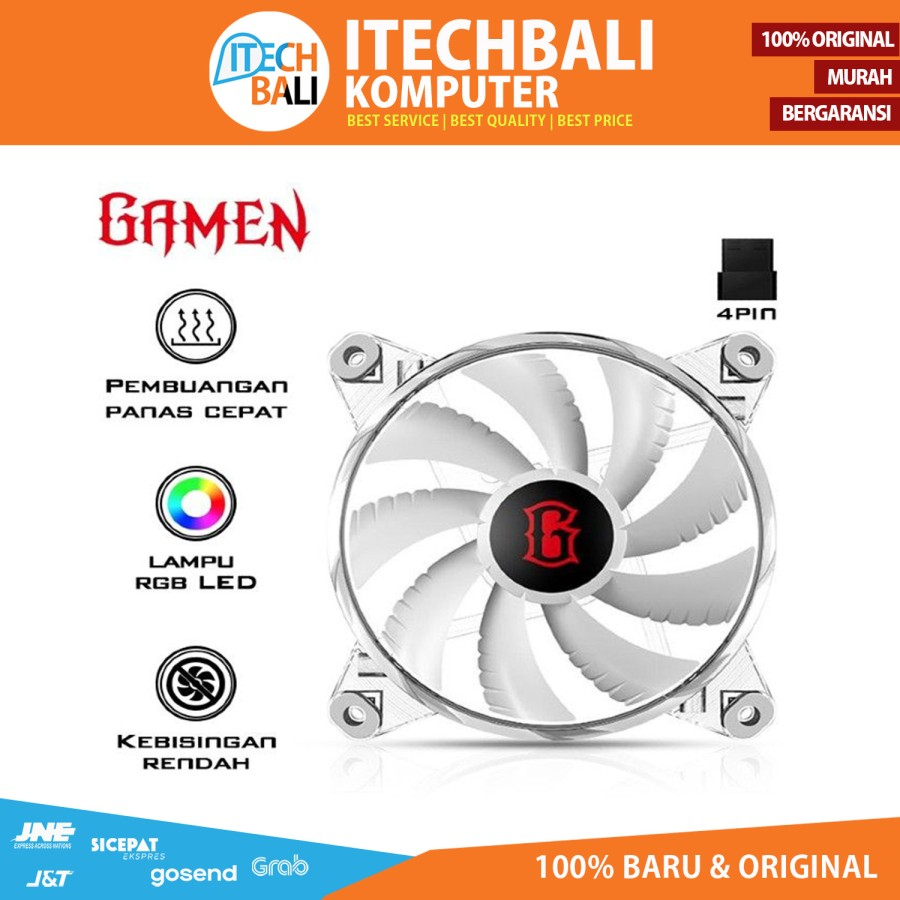 Fan Gamen GCF200 Transparan Fan Case | ITECHBALI