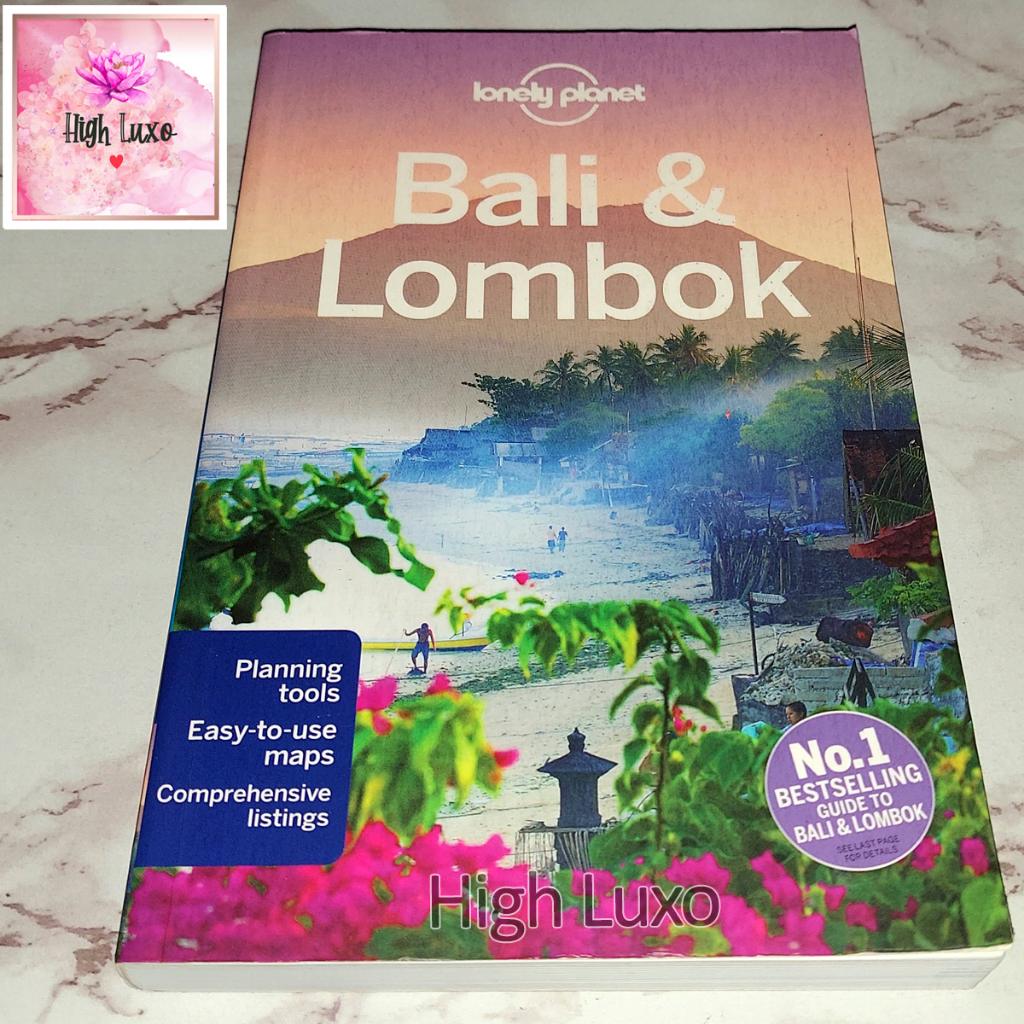 Buku Travel Lonely Planet Bali & Lombok Guide Book English Language Traveling Travelling Jalan Perja