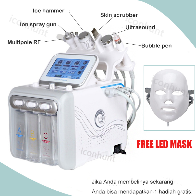 ⭐ORI Garansi/COD⭐Alat Hydra Peel 8in1 Profesional Penggunaan Mesin ALAT Hydrapeel Facial Hydrogen Aqua Peel Hydrogen Oxygen Dermabrasion ultrasound detox rf setrika dingin[100%ORI]