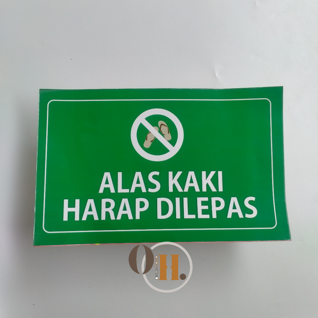 

Stiker Alas Kaki - Stiker Vinyl Alas Kaki Harap Dilepas