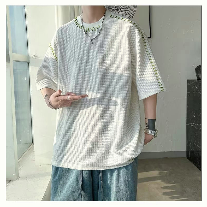 2023 NEW ARRIVAL INS FASHION 3/4 SHIRT PAKAIAN PRIA T-SHIRT KAOS PRIA