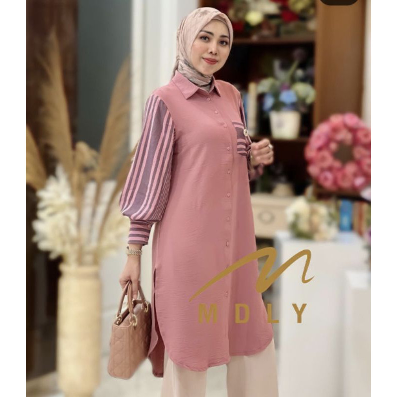 Zahira tunik stipes by MDLY