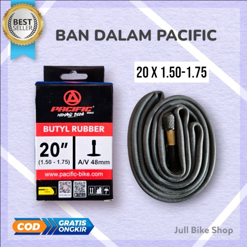 ban dalam kenda pacific swallow deli tire 20 x 1.50 - 1.75 - 2.00 sepeda bmx lipat anak mini dll 150 - 175 - 200 cop pentil AV 60mm