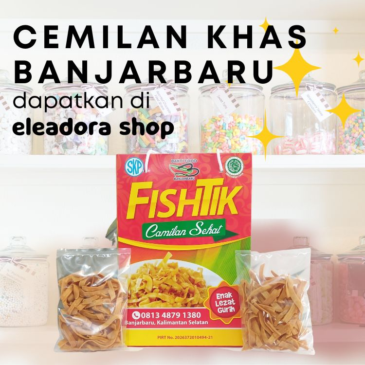 

Fishtik Bakti Food Camilan Sehat - Kotak Kecil - Khas Banjarbaru