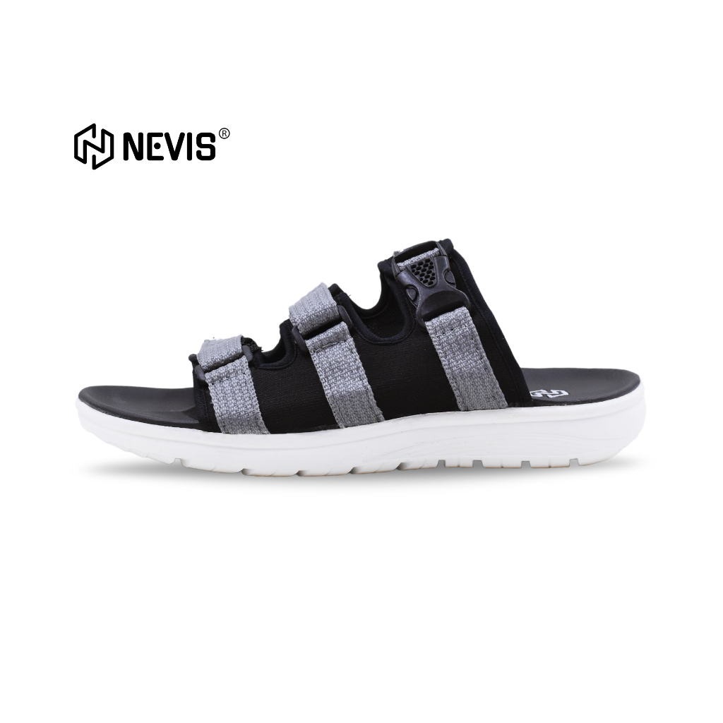 SANDAL PRIA ORIGINAL NEVIS NVS 65 SENDAL SLOP SLIDE SLIP ON HIKING GUNUNG DISTRO CASUAL TERBARU KEKINIAN