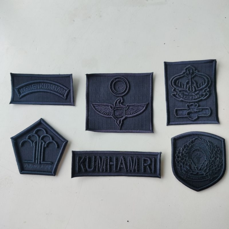 Badge Timbul PDL Kemenkumham - Satuan