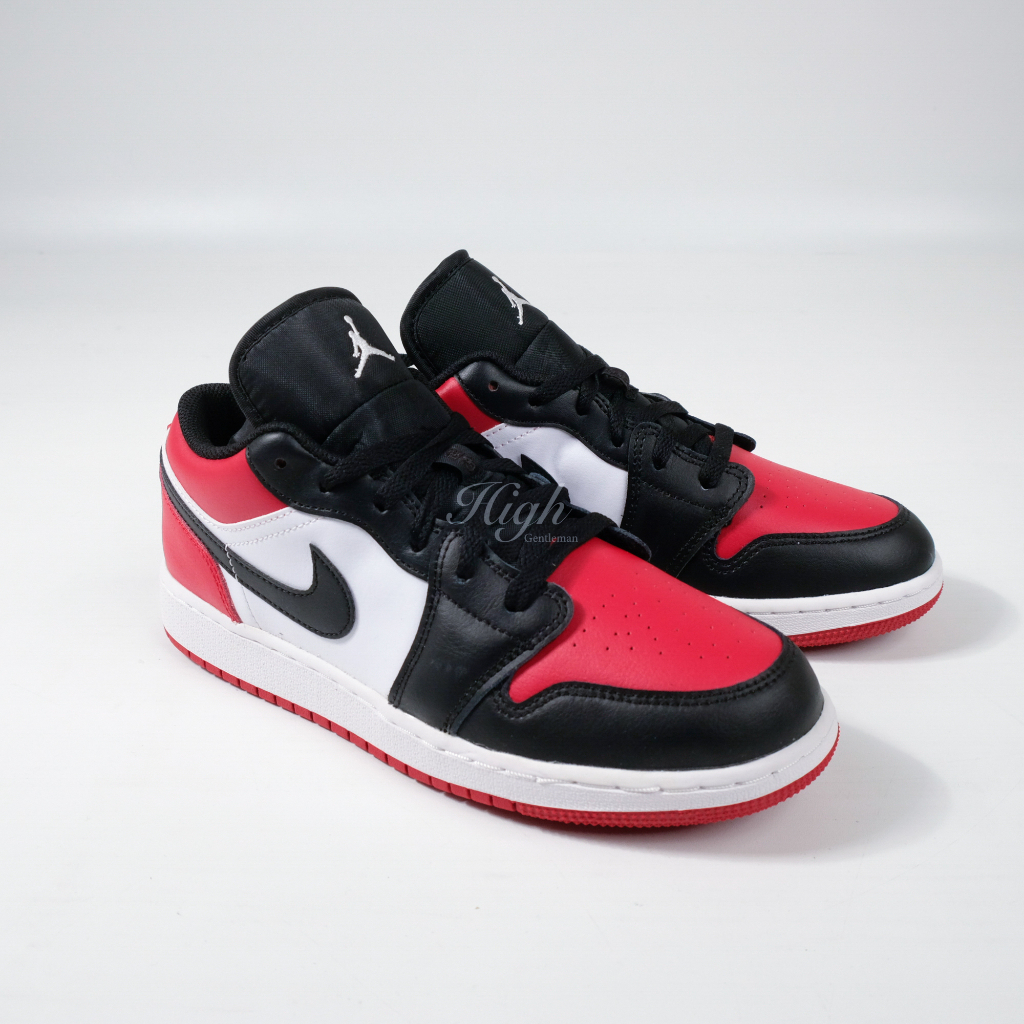 Air Jordan 1 Low Bred Toe (Men) 553558-612