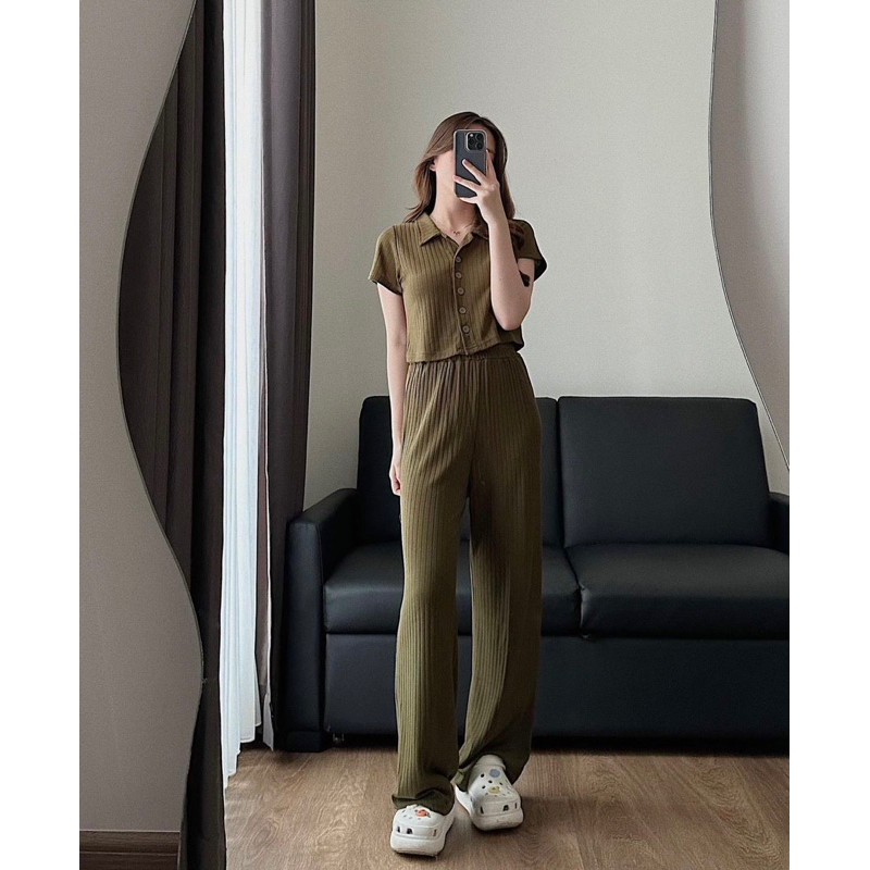 Lookatmeofficial - Kenzy One Set Wanita - Setelan Wanita Knit Premium