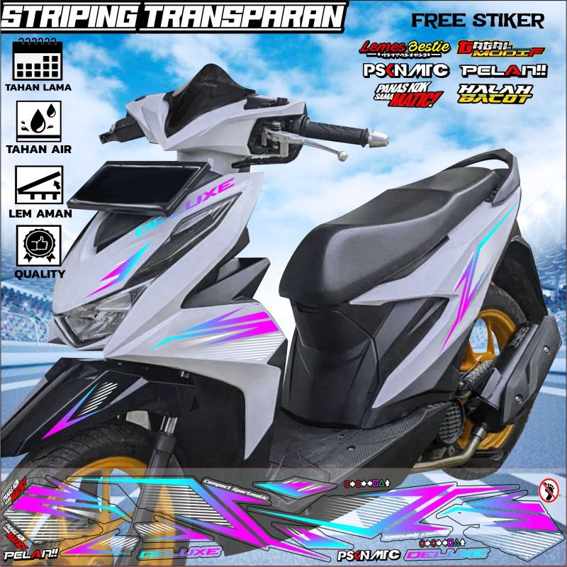 STRIPING beat deluxe STRIPING TRANSPARAN beat deluxe WARNA