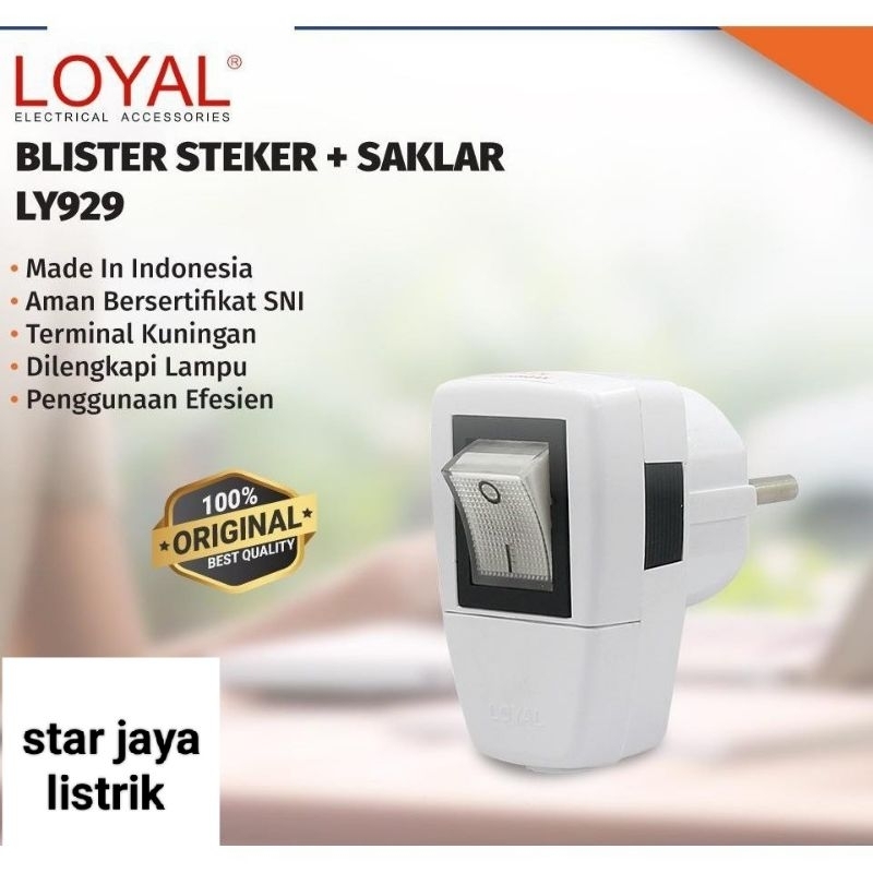 STEKER ARDE+SAKLAR SNI DENGAN 3 VARIAN