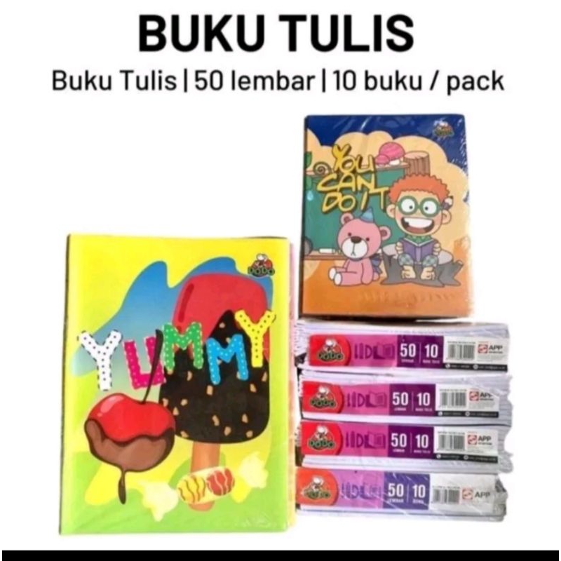 

Buku tulis Dodo 50lbr