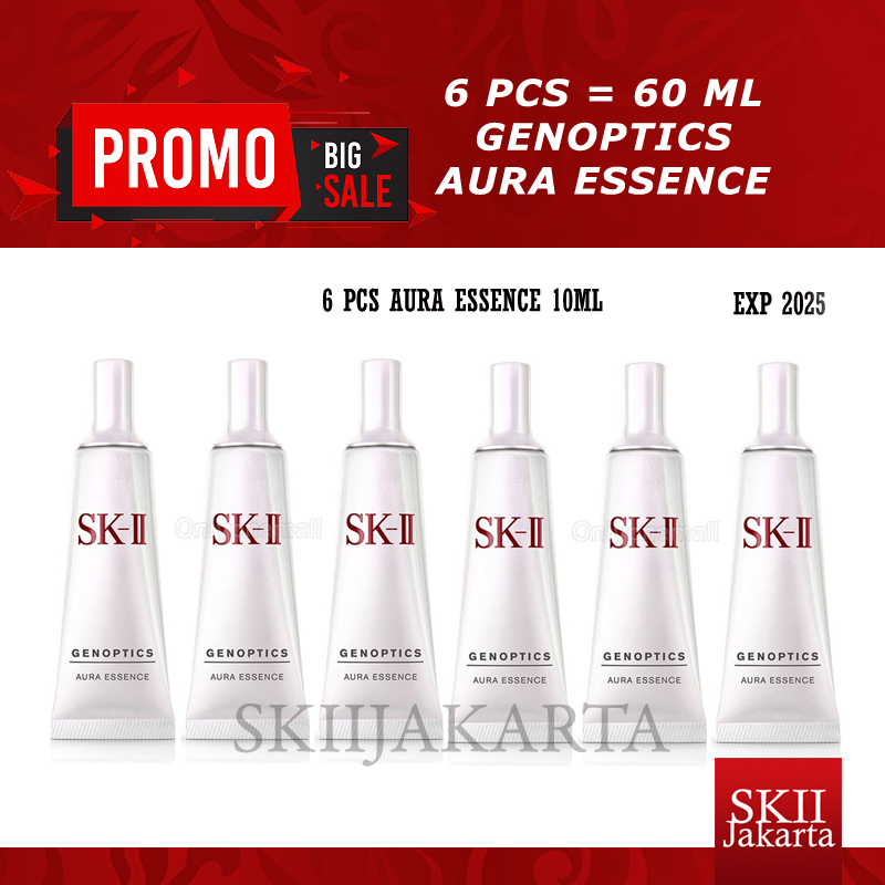 SKII SK-II SK II GENOPTICS AURA ESSENCE 10 ML TUBE ISI 6 SERUM PENCERAH SK2