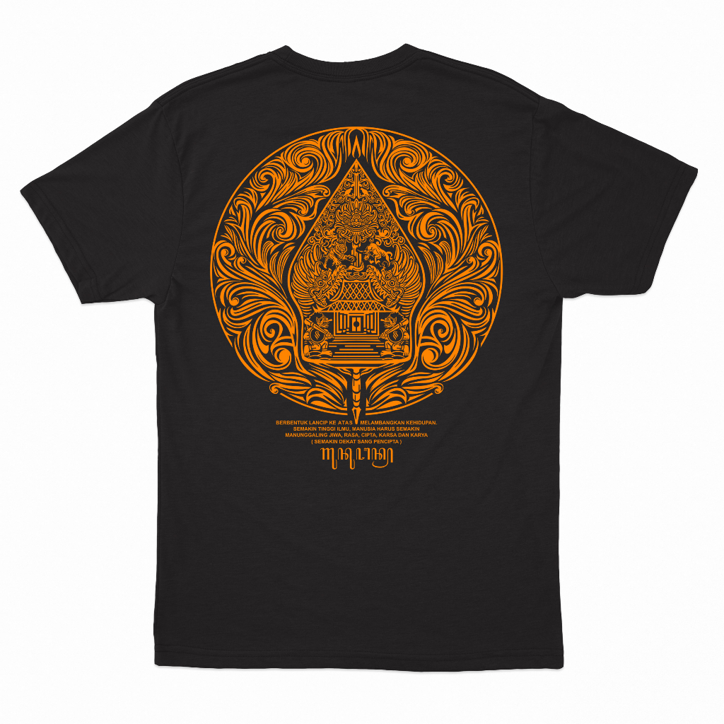 KANEMANS ART - KAOS JAWA WAYANG GUNUNGAN - COTTON COMBED 24S