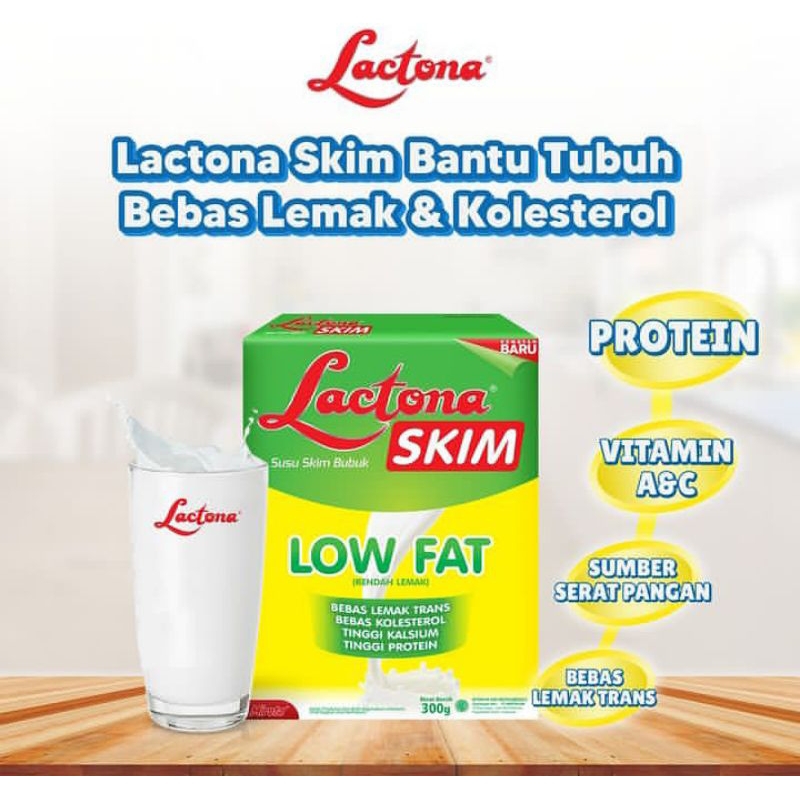 

LACTONA SKIM (low fat) untuk DIET 300G