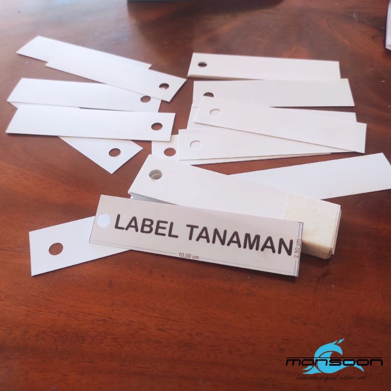 kertas label tanaman per pcs