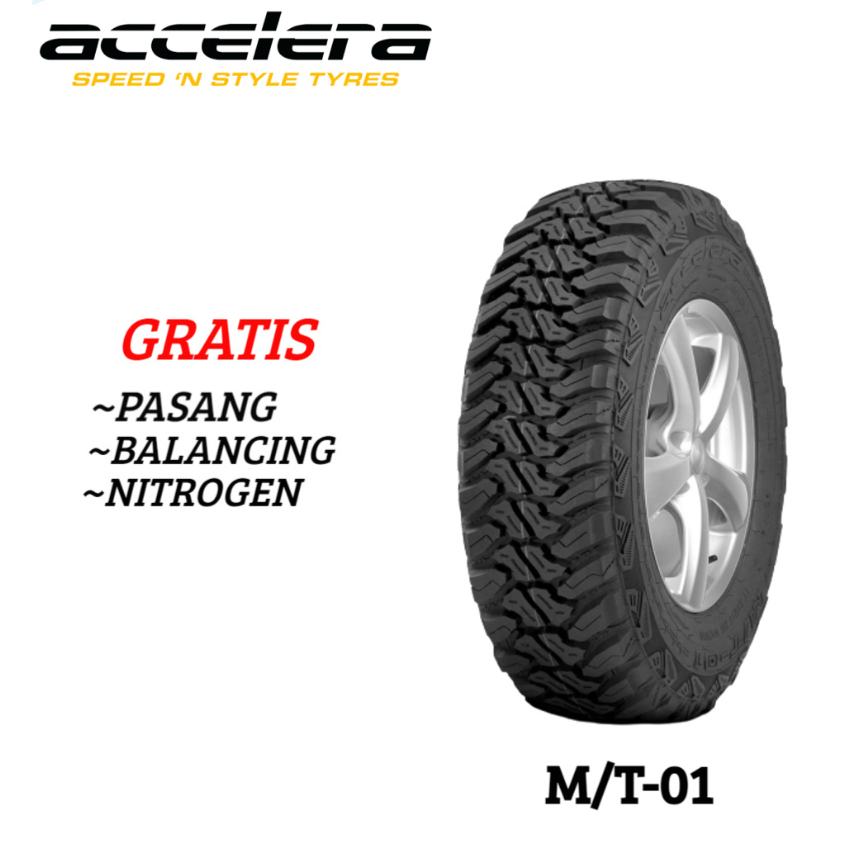 Ban Mobil ACCELERA M/T-01 265 65 R17 Offroad Pacul Ban Pajero Fortuner Ring 17