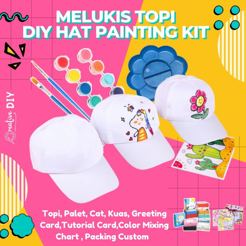 

TOPI LUKIS ANAK CUSTOM I SOUVENIR ULANG TAHUN