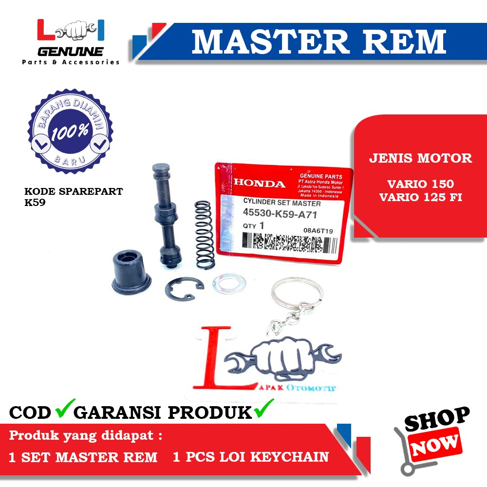 -LOI- MASTER REM KIT VARIO 125 FI ESP, VARIO 150 ESP K59
