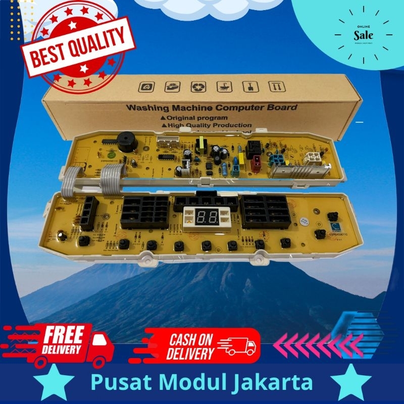 LG EBR64596110 modul pcb mesin cuci Top Loading