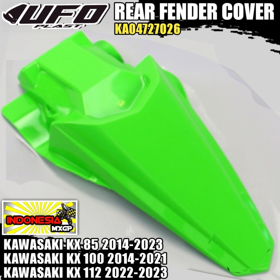 KAWASAKI KX 85 100 112 2014 2015 2016 2017 2018 2019 2020 2021 2022 2023 2024 2025 - UFO PLAST REAR 