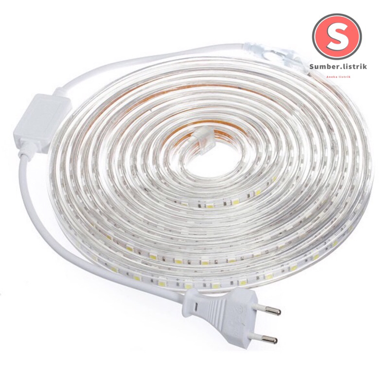 METERAN LAMPU LED STRIP 5050 SMD PER METER LED STRIP 5050 SMD / PAKET LAMPU LED STRIP LENGKAP TINGGAL COLOK