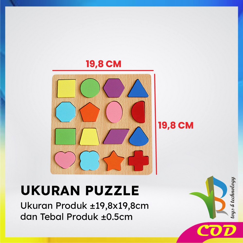 RB-M313 Mainan Edukasi Anak Puzzle Kayu 3D Huruf Angka dan Bangun Datar / Puzzle Alphabet Mainan Kayu Anak / Wooden Toys ABC Kids