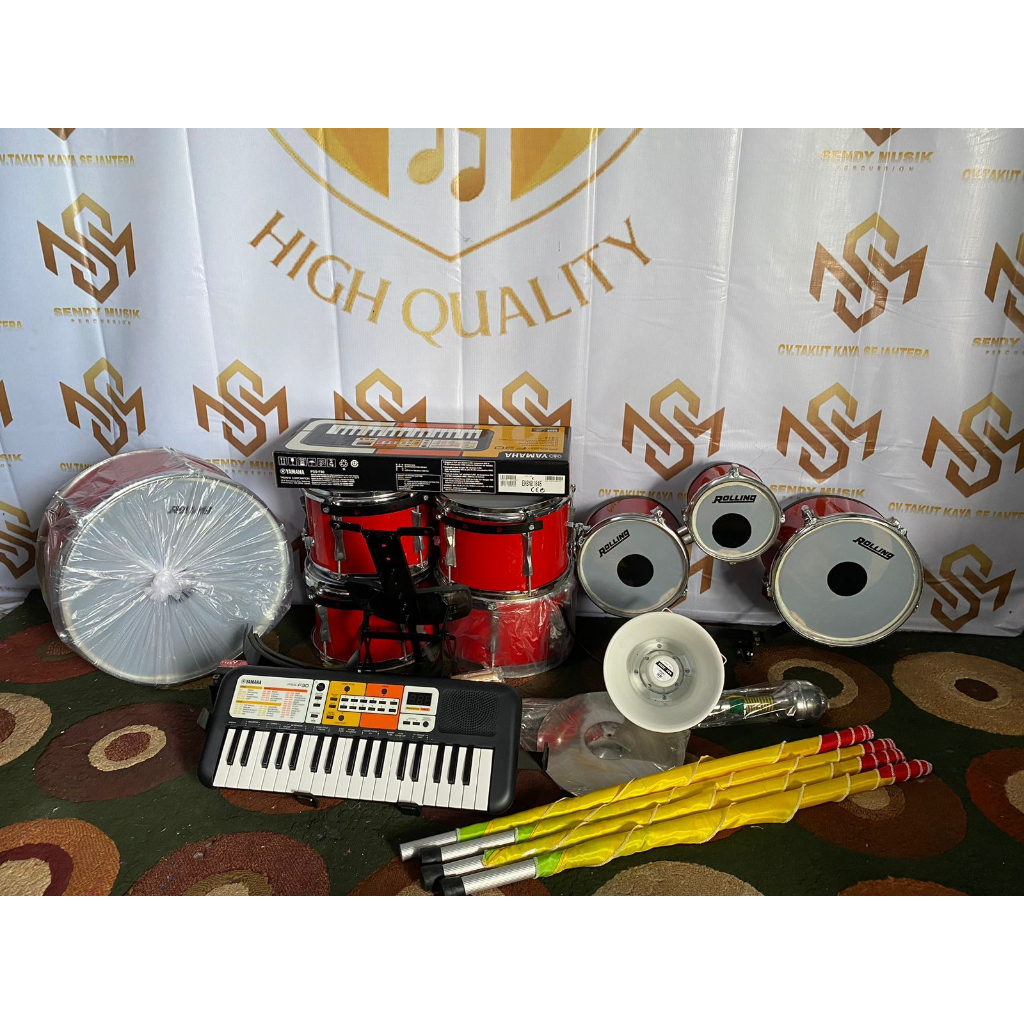 DRUMBAND MARCHINGBAND PAHE 3 (PAKET HEMAT 3) TK / PAUD 24 PERSONIL