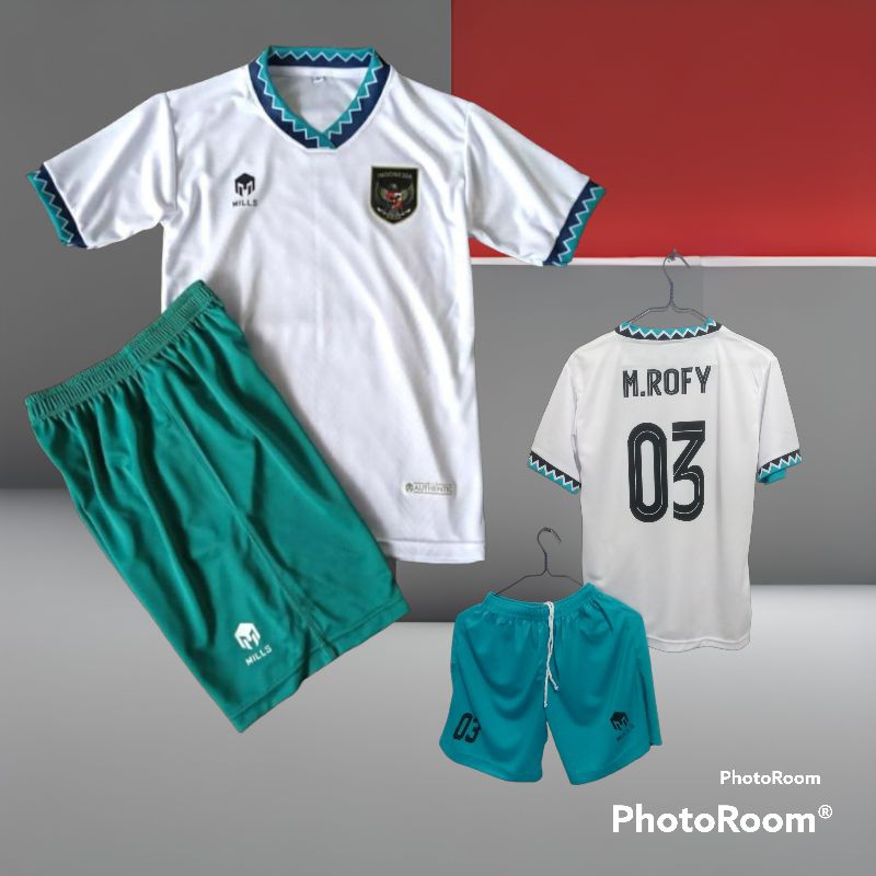 GRATIS CUSTOM NAMA NOMOR baju bola anak laki-laki/perempuan jersey junior u5/13tahun