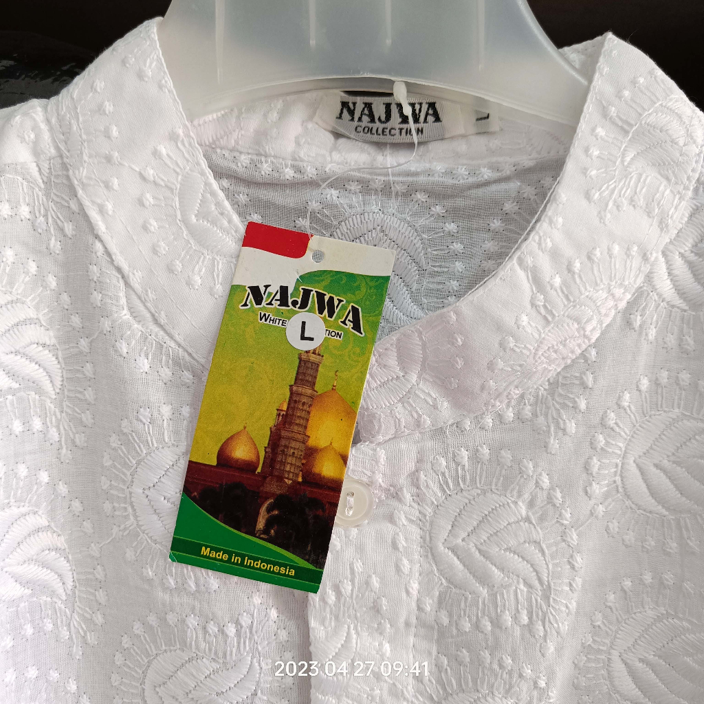 Baju Koko Muslim Pria Lengan Panjang Najwa