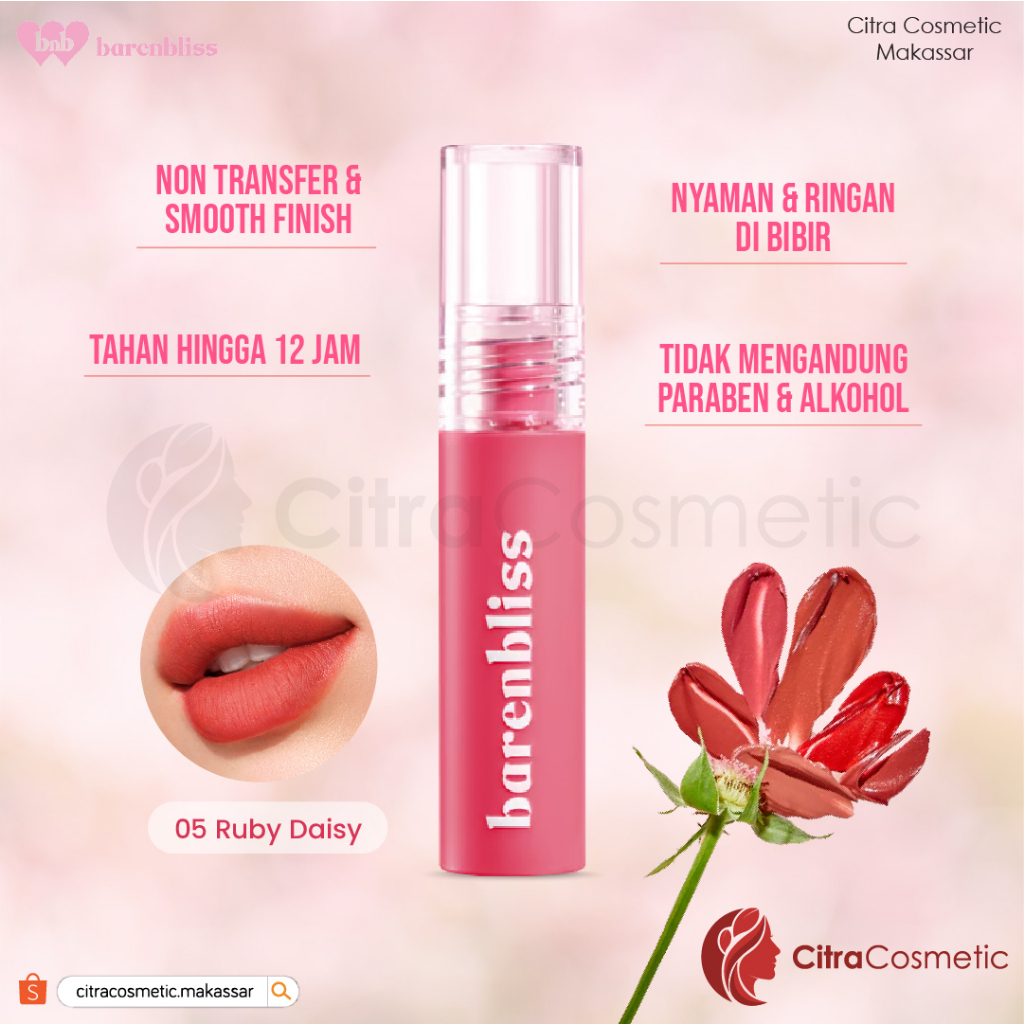 Barenbliss Full Bloom Transferproof Matte Tint Series