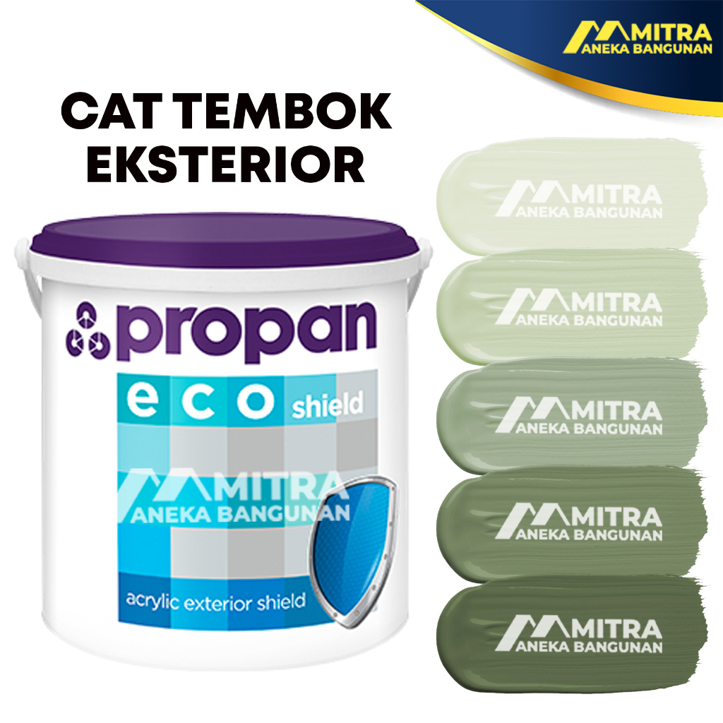 ECO SHIELD PROPAN 5 KG / CAT TEMBOK EKSTERIOR / SAGE GREEN / NT 73