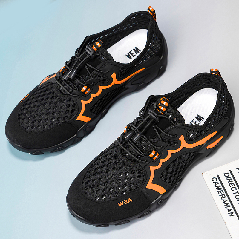 Highland Sepatu Gunung Pria Sepatu Mendaki Hiking Original Sepatu Gunung Safety Fashion Kekinian Sneakers Tali Cowok Olahraga Hiking Sport Running Shoes MH104